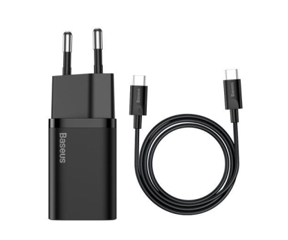 Ładowarka i akumulator Baseus Super Si Quick Charger 25W (przewód USB-C 1m)